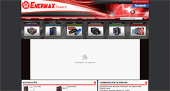 Desktop Screenshot of enermax.fr