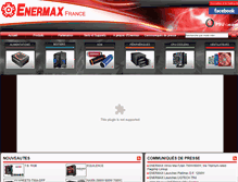 Tablet Screenshot of enermax.fr